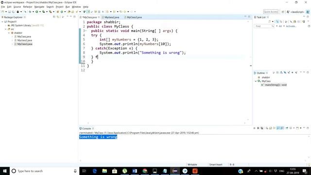 Java Tutorial | Lesson 17 | Exception Handling in Java with important keywords and Example. смотреть онлайн