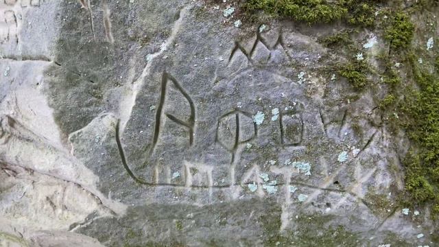 Ущелье надписей Чеченская республика с.Тевзан #чечня #chechen #интересно #горы #втренде смотреть онлайн