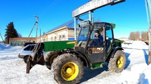 ВОТ ЭТО АППАРАТ! Телескопический погрузчик John deere 3415. Новое пополнение в хозяйстве!