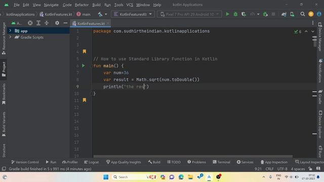 How to use Kotlin standard function in Android Studio смотреть онлайн