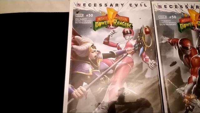 Mighty morphin power rangers #50 Torpedo variant cover set by Steve Morris смотреть онлайн
