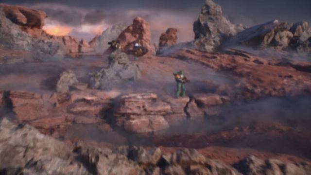 Warhammer 40k scene in UE5 featuring Space Marine Salamanders, Astra Militarum, and Chaos. In 4k! смотреть онлайн