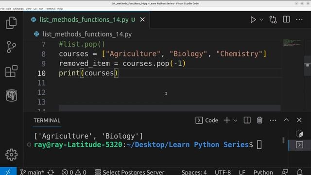 Python List Methods & Functions - Learn Python Series 14 смотреть онлайн