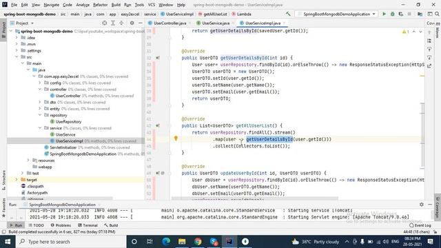 Spring Boot + MongoDB CRUD Example смотреть онлайн
