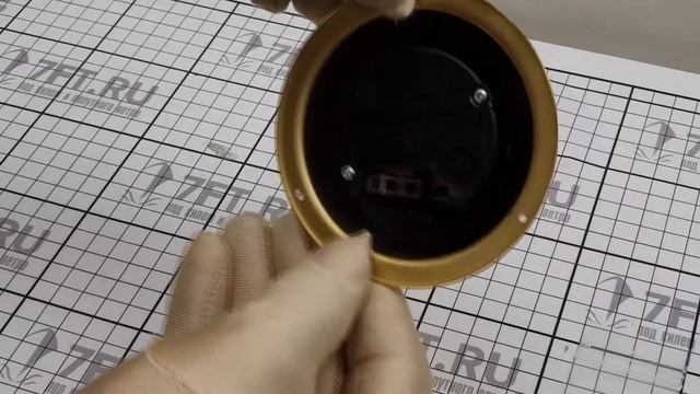 Часы кварцевые судовые из полированной латуни Barigo Tempo S 6710MS 88 X 25 мм