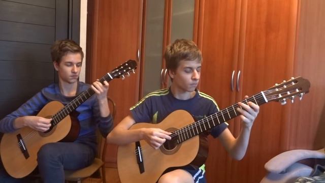 LAMBADA ( ЛАМБАДА ) НА ГИТАРЕ ДУЭТ смотреть онлайн