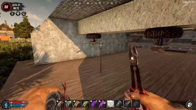 Электричество ! Ловушки с клинками ! 3-ая волна 66 этап игры ! 7 Days To Die Альфа 20 #03 смотреть онлайн
