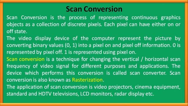 Scan Conversion in Computer Graphics in Hindi | Kumar Tutorials смотреть онлайн