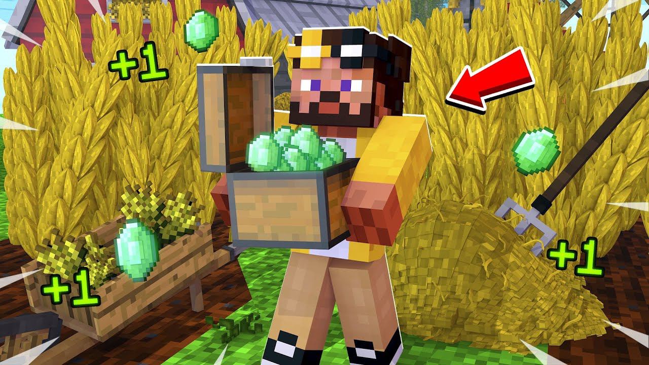 Майнкрафт, но Я Стал ИЗУМРУДНЫМ МАГНАТОМ В Майнкрафте! Emerald tycoon смотреть онлайн