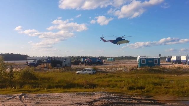 Вертолет Ми-26 за работой. смотреть онлайн