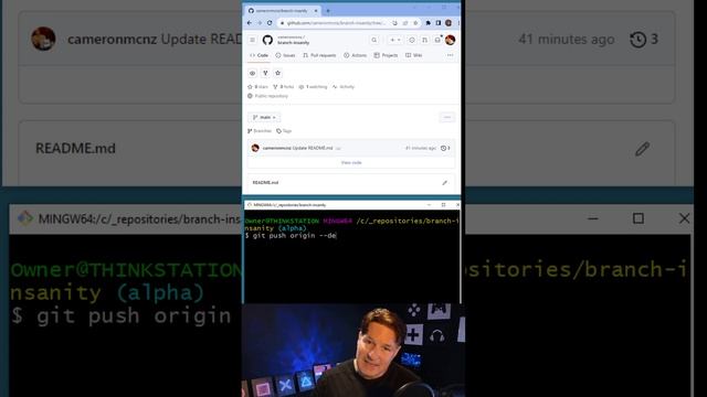 Delete a Git Branch Locally & Remotely смотреть онлайн