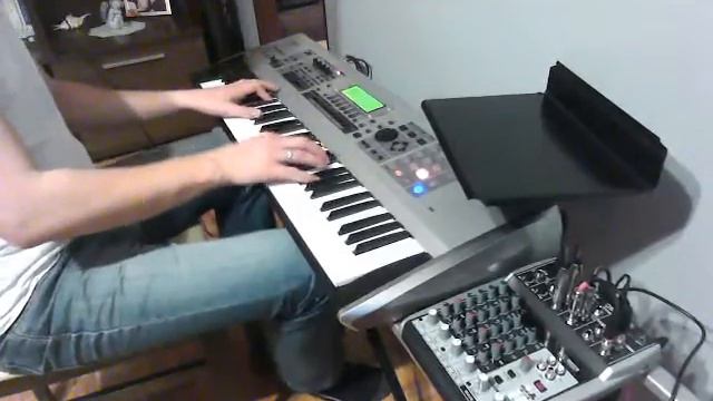 Roland Fantom Xa Synthesizer - Realtime Sounds Modifying By KBK