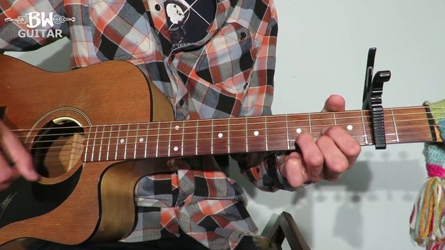 Wagon Wheel - Old Crow Medicine Show - Guitar Lesson смотреть онлайн