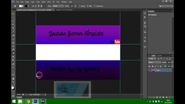 Youtube Banner Template For Photoshop 2015 смотреть онлайн