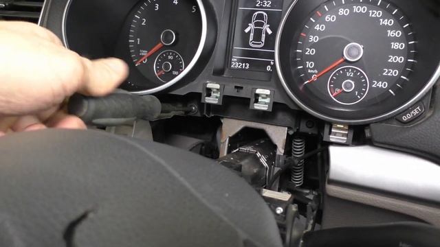 How to Remove Instrument Panel on VW Golf 6 смотреть онлайн