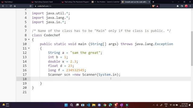 Data types and Input in java смотреть онлайн