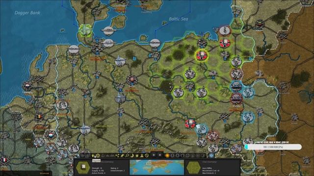 Казуальный вторник. Играем в Strategic Command WWII World at War. Часть 1. смотреть онлайн