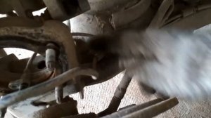 Снятие заднего продольного рычага без ямы.