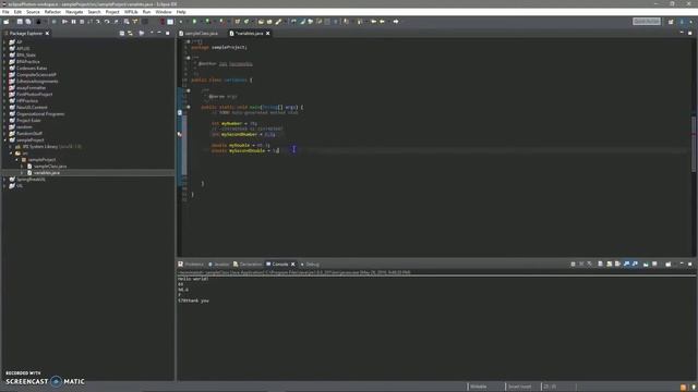 Java Programming: Variables смотреть онлайн