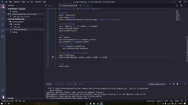 TUTORIAL - Circular Progress Bar - Qt Widgets (CUSTOM WIDGETS / Python / PySide6) PART 1 смотреть онлайн