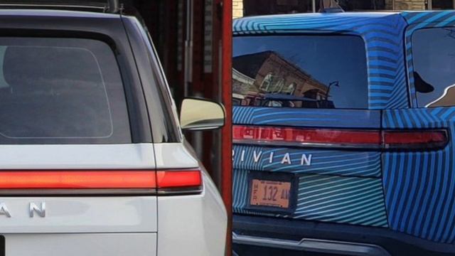 Rivian R1S spotted in Normal, IL reveals design changes смотреть онлайн