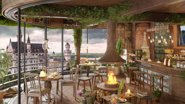 Спокойный джаз для кофейни на балконе ☕ Фоновый гладкий джаз для релаксации, учебы смотреть онлайн