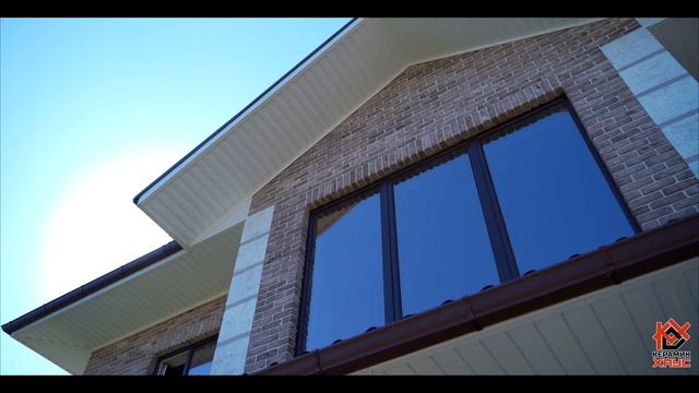 Дом из кирпича ручной формовки тм Тонштайн "Лидс" и "Уэльс". смотреть онлайн