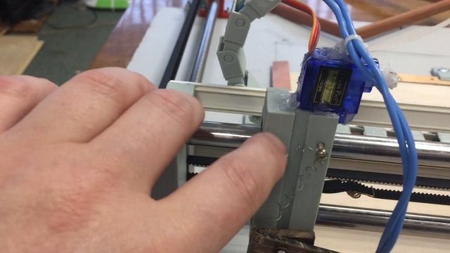 Универсальный настольный ЧПУ две оси (нихром, лазер, плоттер) смотреть онлайн