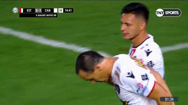 Mauro Matos (0-1) Estudiantes LP vs Chacarita | Fecha 22 - Superliga Argentina 2017/2018 смотреть онлайн