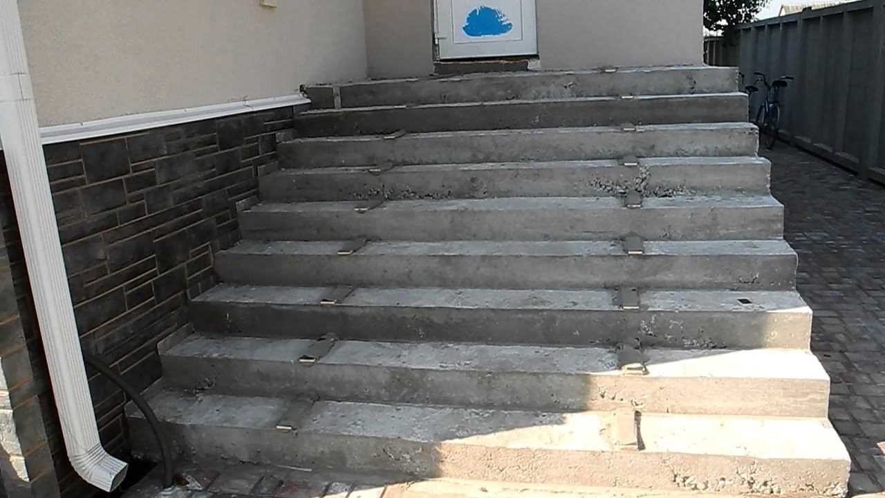 Сами облицовываем плиткой свое крыльцо ч.1 смотреть онлайн