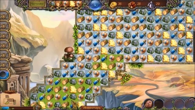 Игры три в ряд - Руны (Runefall), видео, геймплей смотреть онлайн