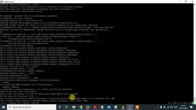 Installing Jenkins on Ubuntu error “Package 'jenkins' has no installation candidate” смотреть онлайн