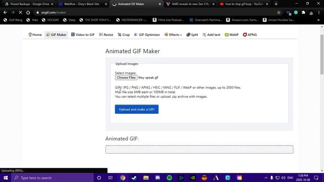How to stop looping in Gifs (no downloads) (play gif once) смотреть онлайн