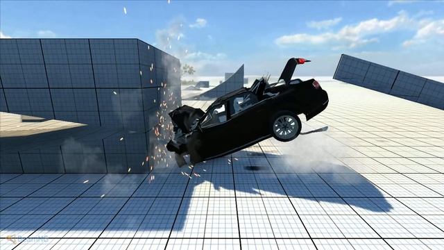 #2 Audi A8 - BeamNG Slow-mo Crash смотреть онлайн