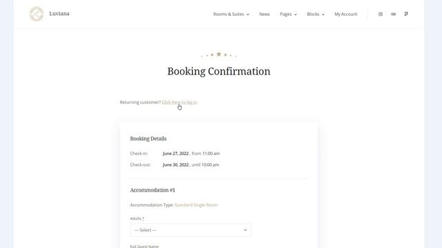Enable User Accounts for Guests in Hotel Booking Plugin смотреть онлайн