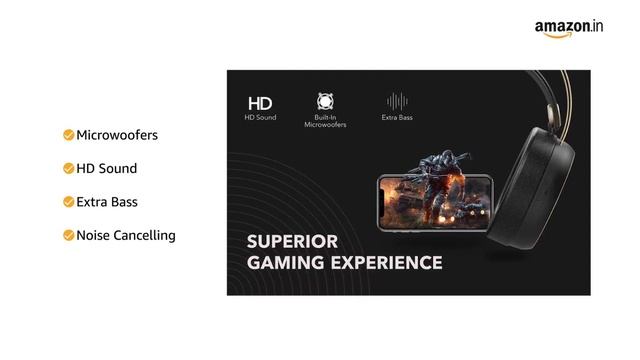 Boult Audio ProBass Ranger Over Ear Wireless Bluetooth Headphones with Microphone,Headset with Nois смотреть онлайн