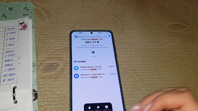 Пополнение денежных конвертов на 19000 рублей. Декабрь #2 смотреть онлайн