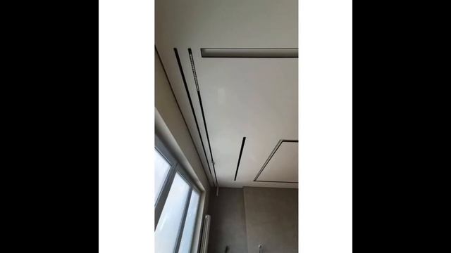 Тканевое полотно JM c разными профильными системами и видами освещения смотреть онлайн