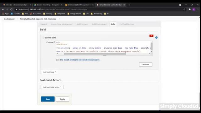 How to Launch an EC2 instance in AWS using Jenkins Parameterized Build Pipeline? | DevOps Tutorials смотреть онлайн