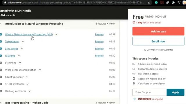 Udemy Free Online Course with Certificate | #freecourses #udemycoupons | 8 August 2020 смотреть онлайн