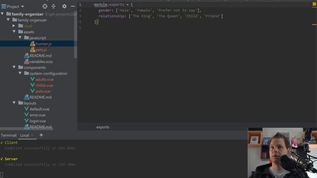 Project: Family Organizer - Part 7: clean up the code in system-configuration vue components смотреть онлайн