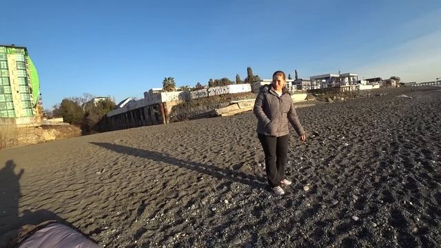 Адлер ☼ Отличная погода. Пляж 