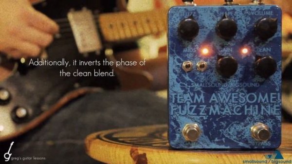 Guitar Demo: Small Sound Big Sound Team Awesome Fuzz Machine