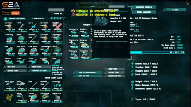 Dread. стрим 10.11.2015. ARK: Survival Evolved #4 смотреть онлайн