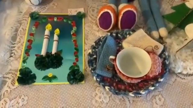 Выставка поделок «Мастерская Деда Мороза». смотреть онлайн