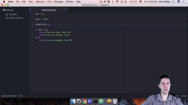 004 If Statements and Comments 1 | Full stack Development | Django | Python | Full Course | смотреть онлайн