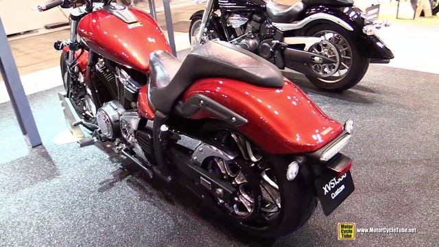 2015 Yamaha XVS 1300 Custom - Walkaround - 2014 EICMA Milan Motorcycle Exhibition смотреть онлайн