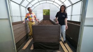 Высоченные грядки! Как сделать высокие грядки в теплице? Грядка высотой 1 метр!