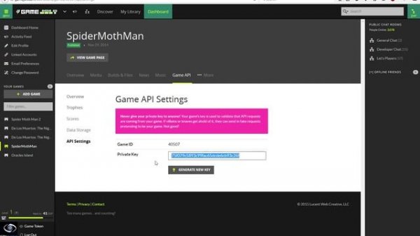 Construct 2 Gamejolt API tutorial