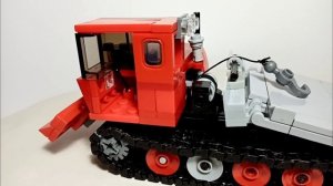 ТДТ-55 из LEGO. Обзор.